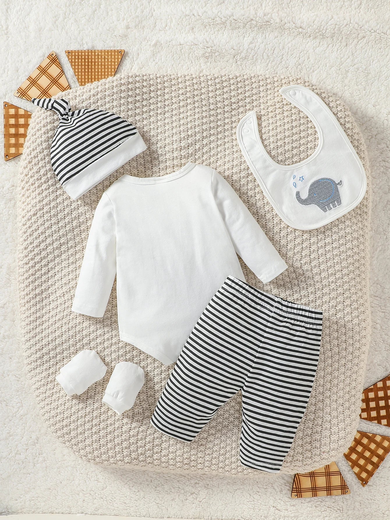 4-Piece Organic Cotton Baby Outfit Set