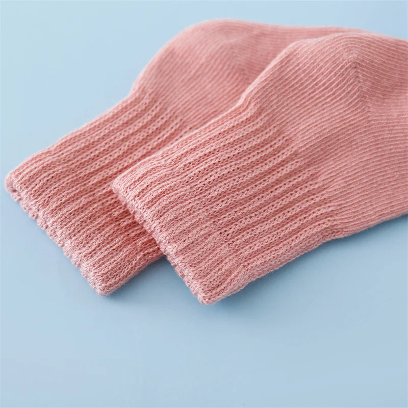6-Pack Soft Cotton Baby Socks for Newborns & Infants