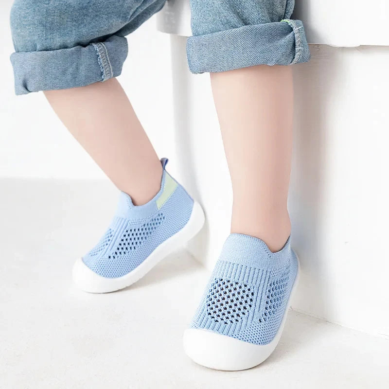 Flexible & Comfortable Knit Baby First Walker Shoes