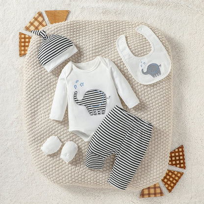4-Piece Organic Cotton Baby Outfit Set