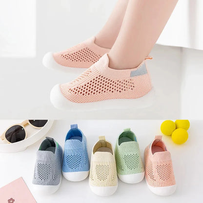 Flexible & Comfortable Knit Baby First Walker Shoes