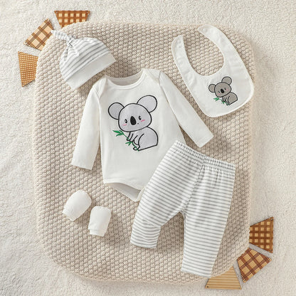 4-Piece Organic Cotton Baby Outfit Set