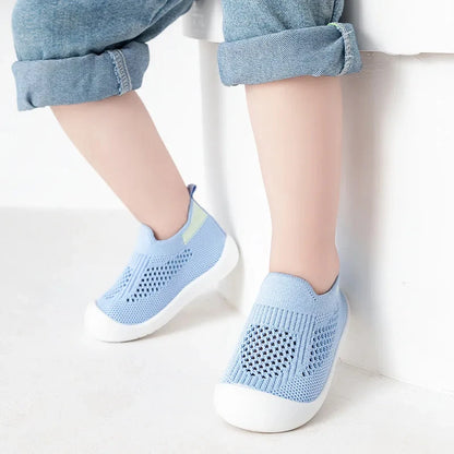 Flexible & Comfortable Knit Baby First Walker Shoes
