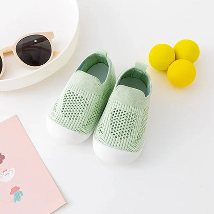 Flexible & Comfortable Knit Baby First Walker Shoes
