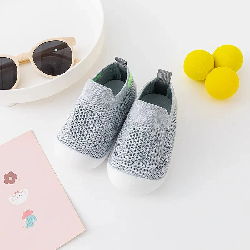 Flexible & Comfortable Knit Baby First Walker Shoes