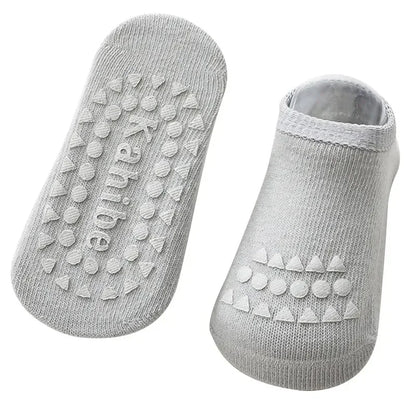 Soft Cotton Baby Crawling Knee Pads with Non-Slip Socks
